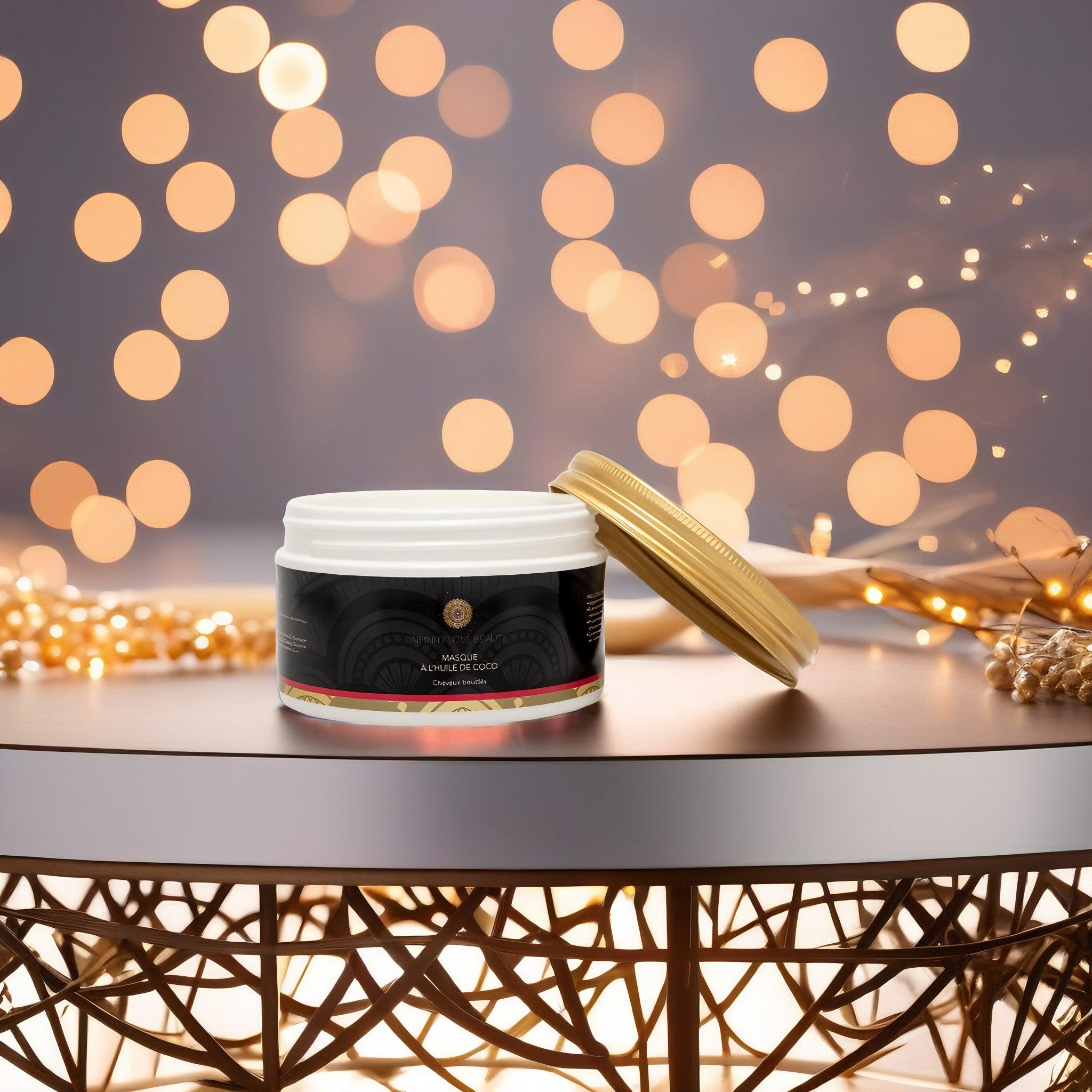 Masque a l'huile de coco cheveux bouclé - 200g